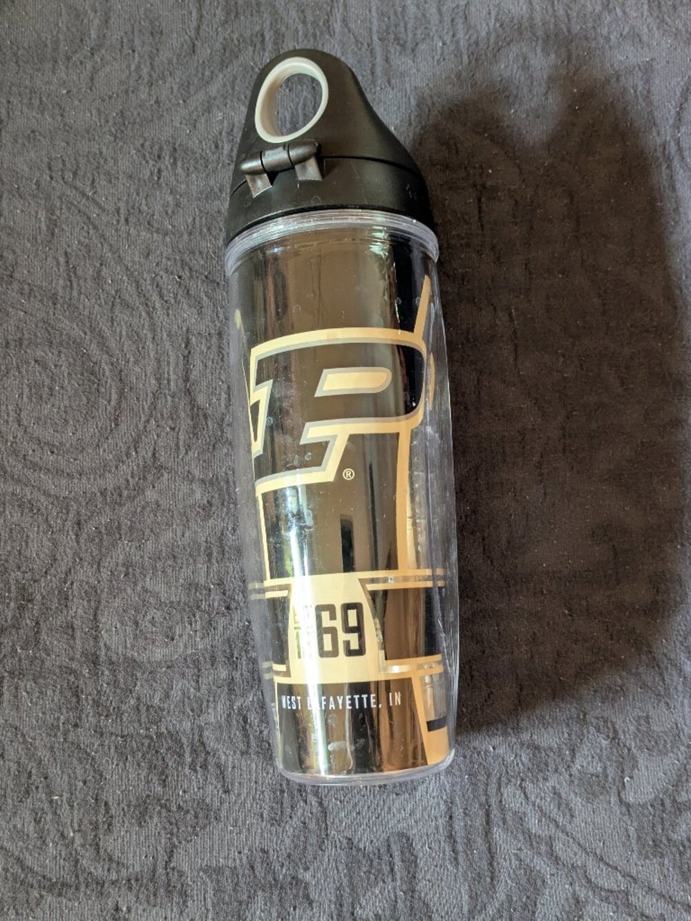 Purdue Boilermakers Tervis Water Bottle | Excellent Condition College Travel Mug